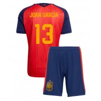 Spanien Joan Garcia #13 Hemmaställ Barn VM 2026 Korta ärmar (+ Korta byxor)